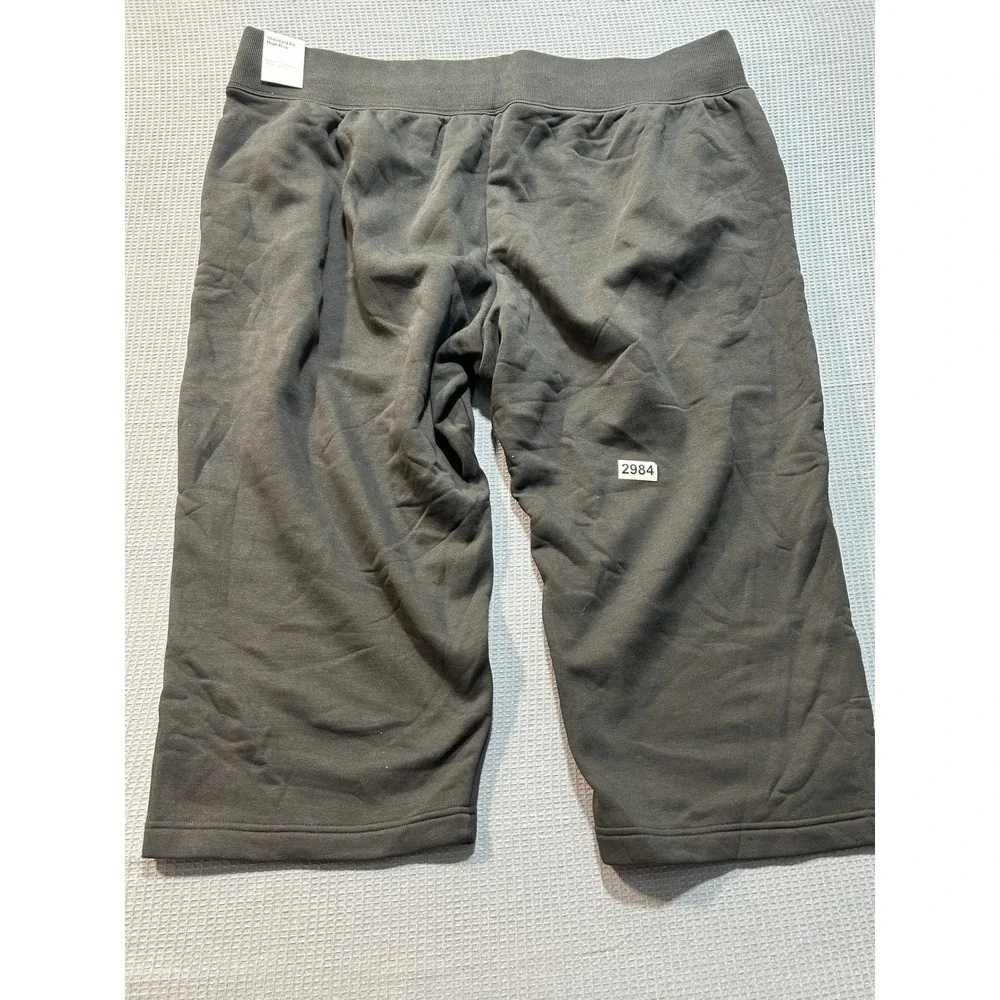 Nike Phoenix Fleece High Rise Crop Sweatpants Womens Sz‎ 4X Short Black